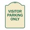 Signmission Parking Reserved Visitor Parking Heavy-Gauge Aluminum Architectural Sign, 24" x 18", TG-1824-23376 A-DES-TG-1824-23376 - alternate 1